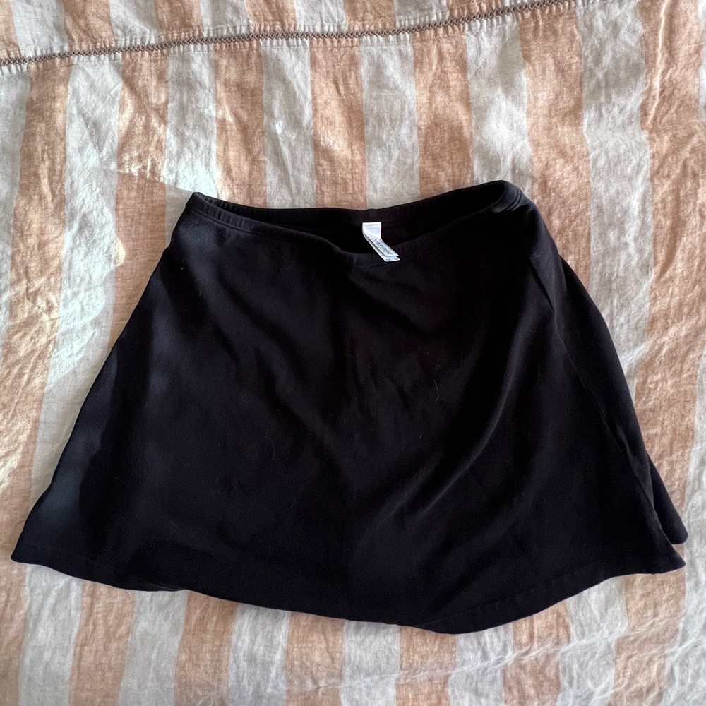 Los Angeles Apparel cheer skort  in black, size medium